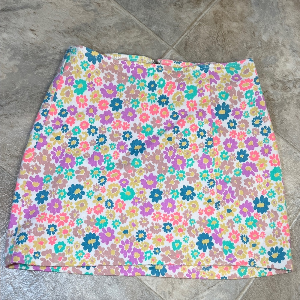 Floral Print Women's Skirt